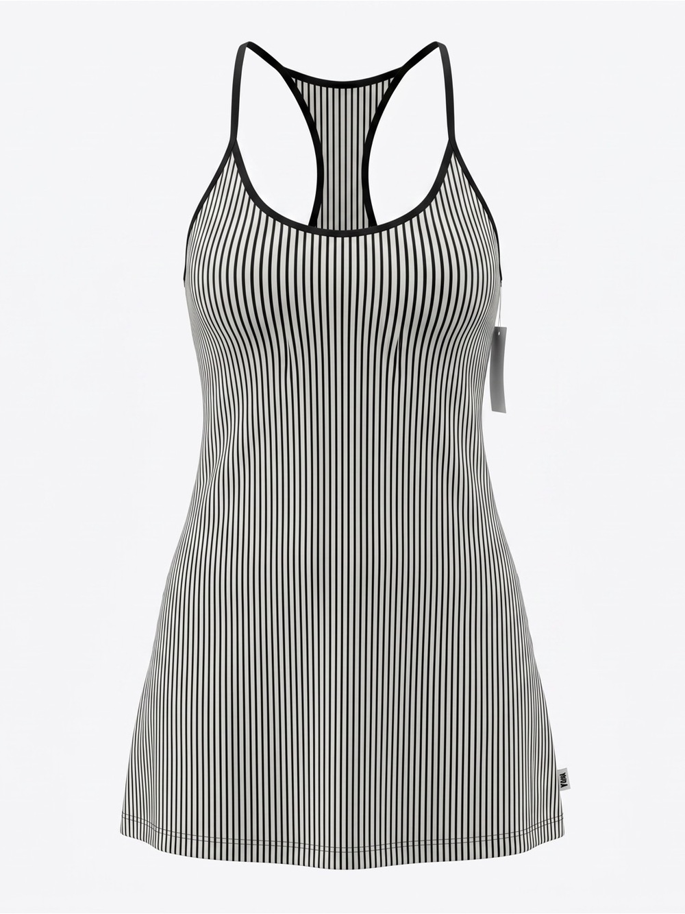 ☀️ vans • NWT Black and White Pinstripe Slip Dress • Women’s small
